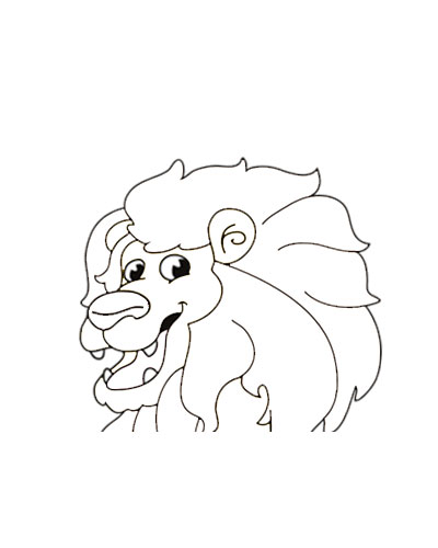 Image à colorier Lion
